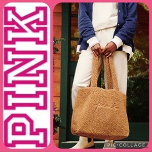 ❌SOLD❌Victoria’s Secret PINK Plush Tote